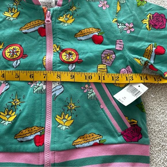 NWT Disney Parks Princess Bomber Varsity Jacket Girls Size 5/6 - Picture 3 of 4